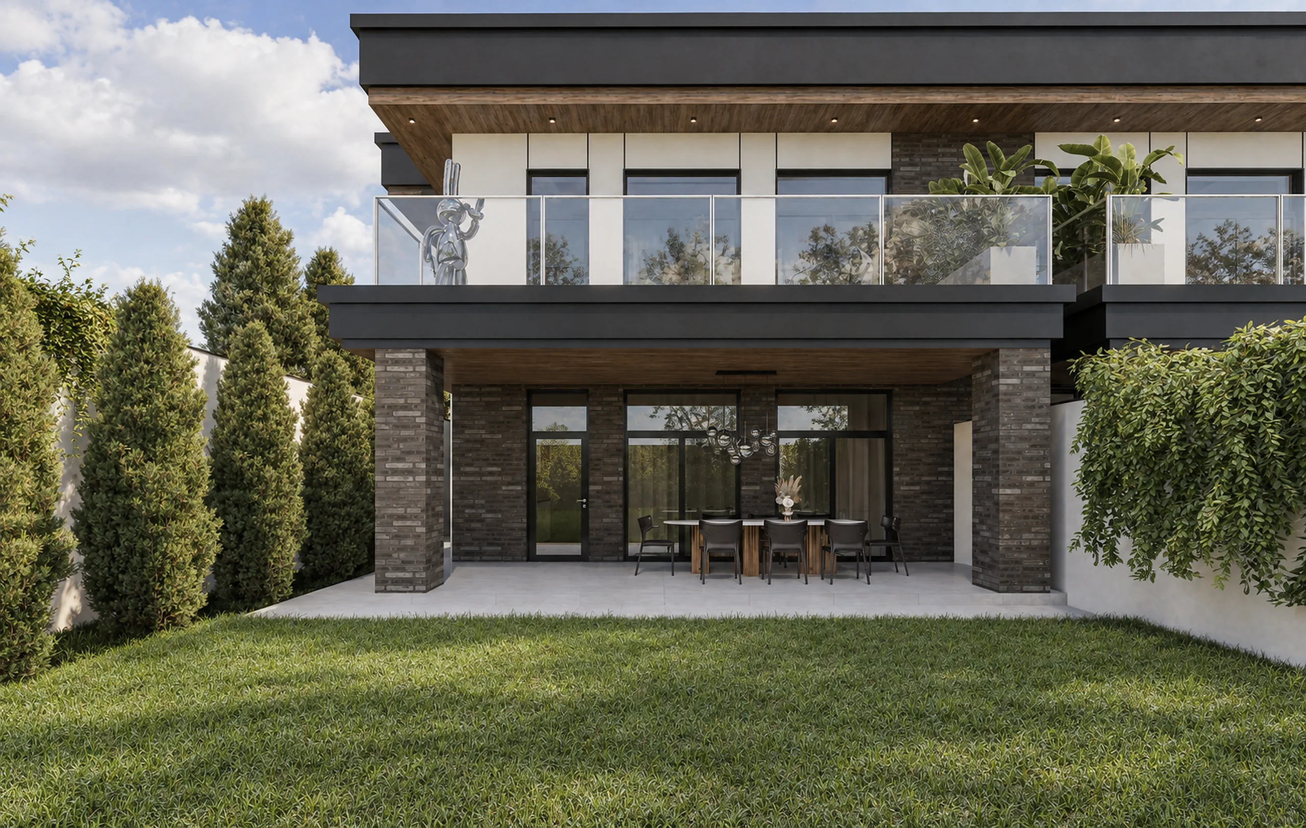 KOVA HOUSE — тераса та панорамне скління